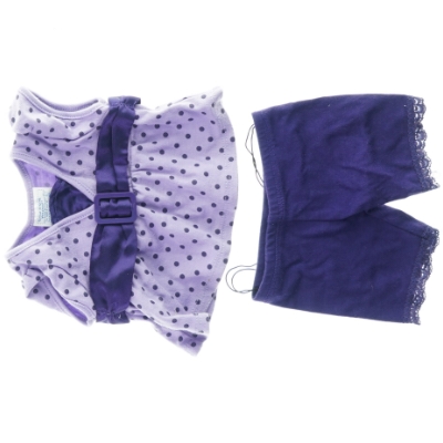 Bamse tøj farven lilla fra Build a Bear (str. Livvidde 16 cm) - billede 2