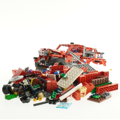 Blandet lego technic fra Lego (str. Ukendt)